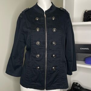 y2k military style jacket